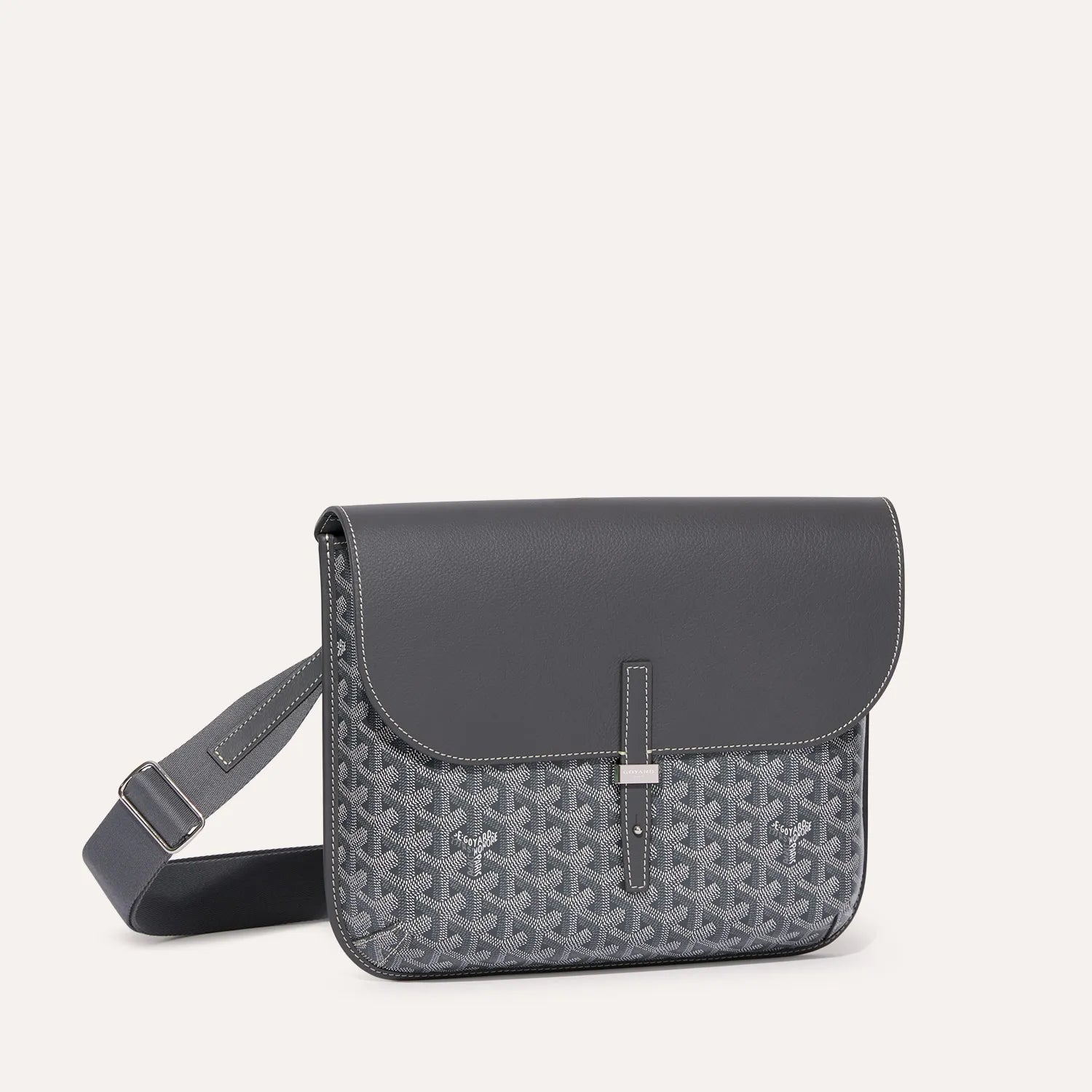 GOYARD COURSIER MESSENGER BAG - GREY