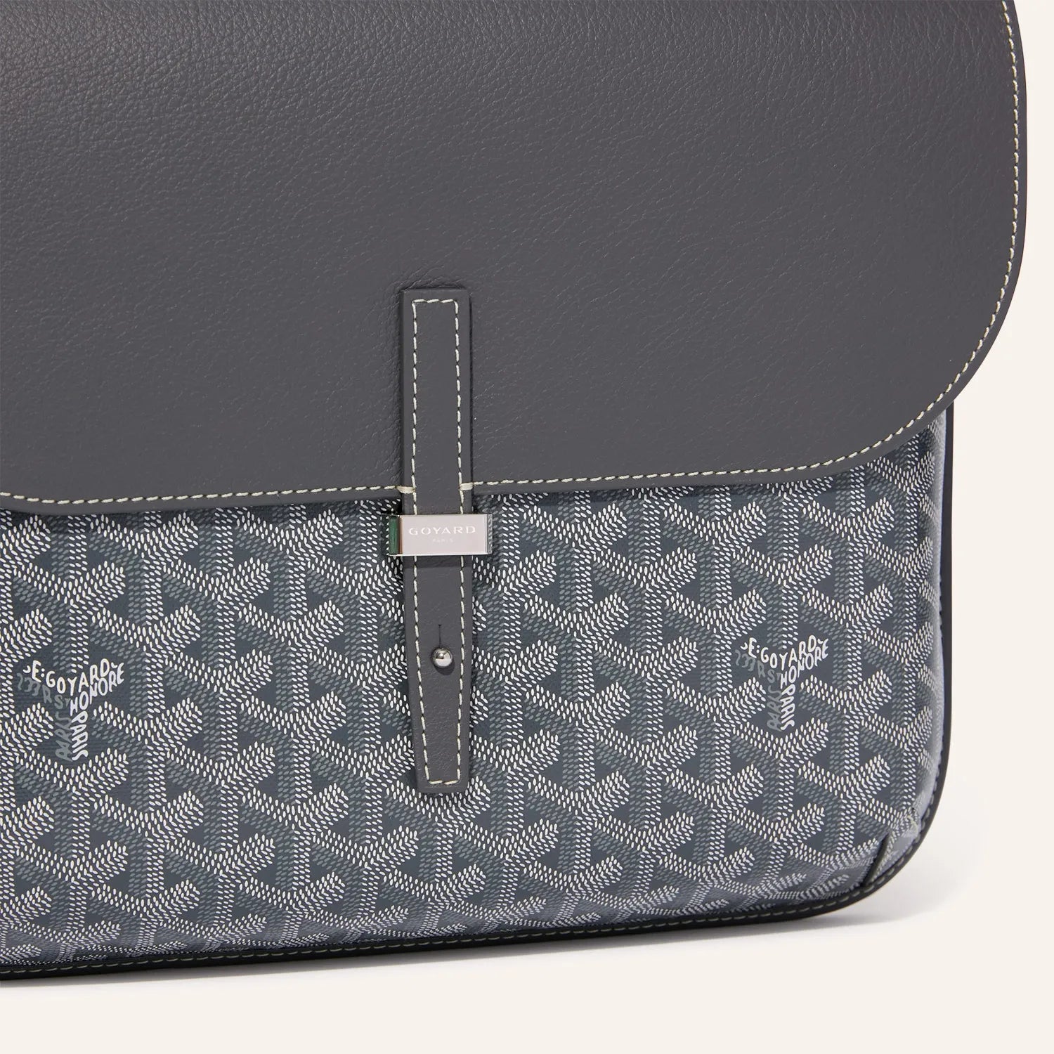 GOYARD COURSIER MESSENGER BAG - GREY