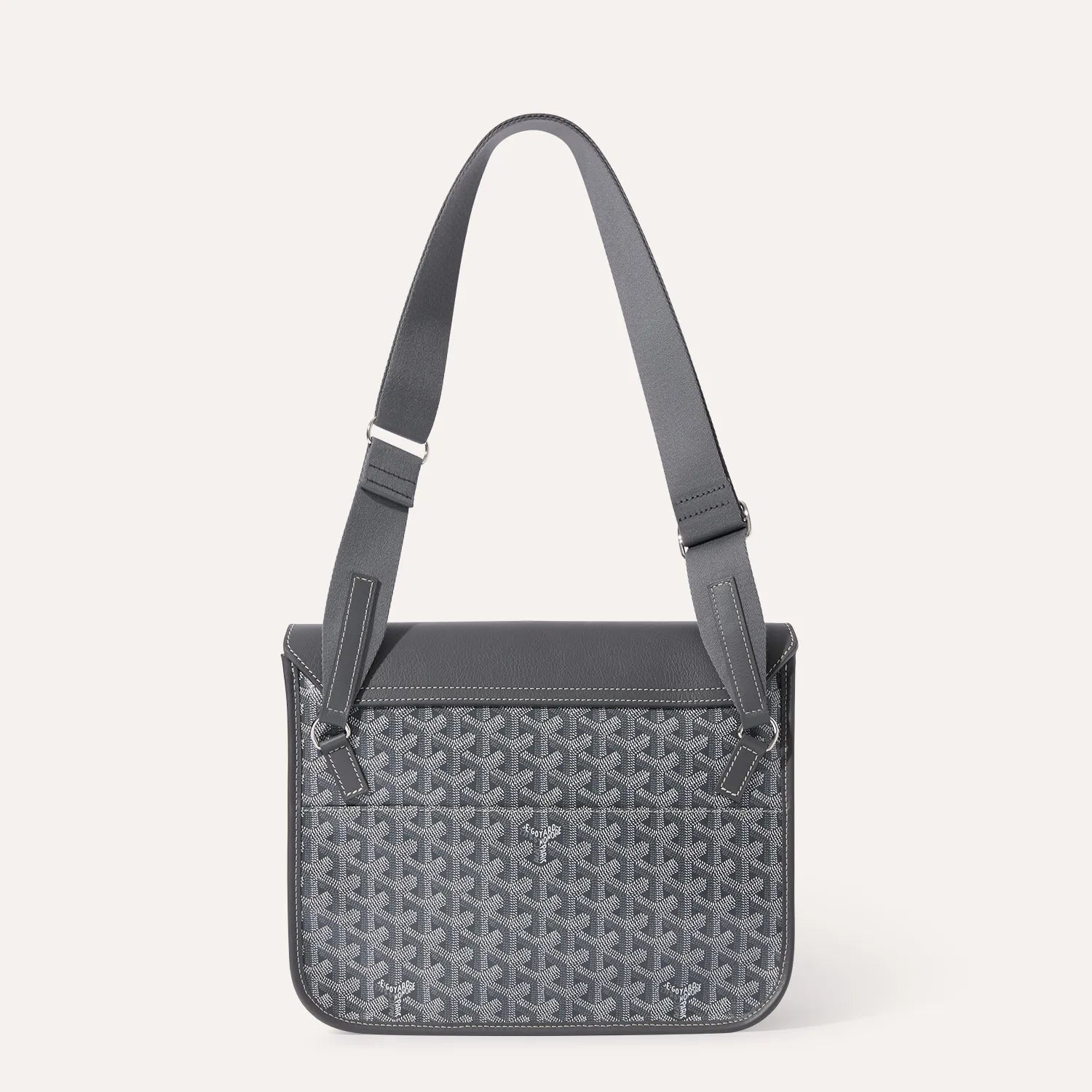 GOYARD COURSIER MESSENGER BAG - GREY