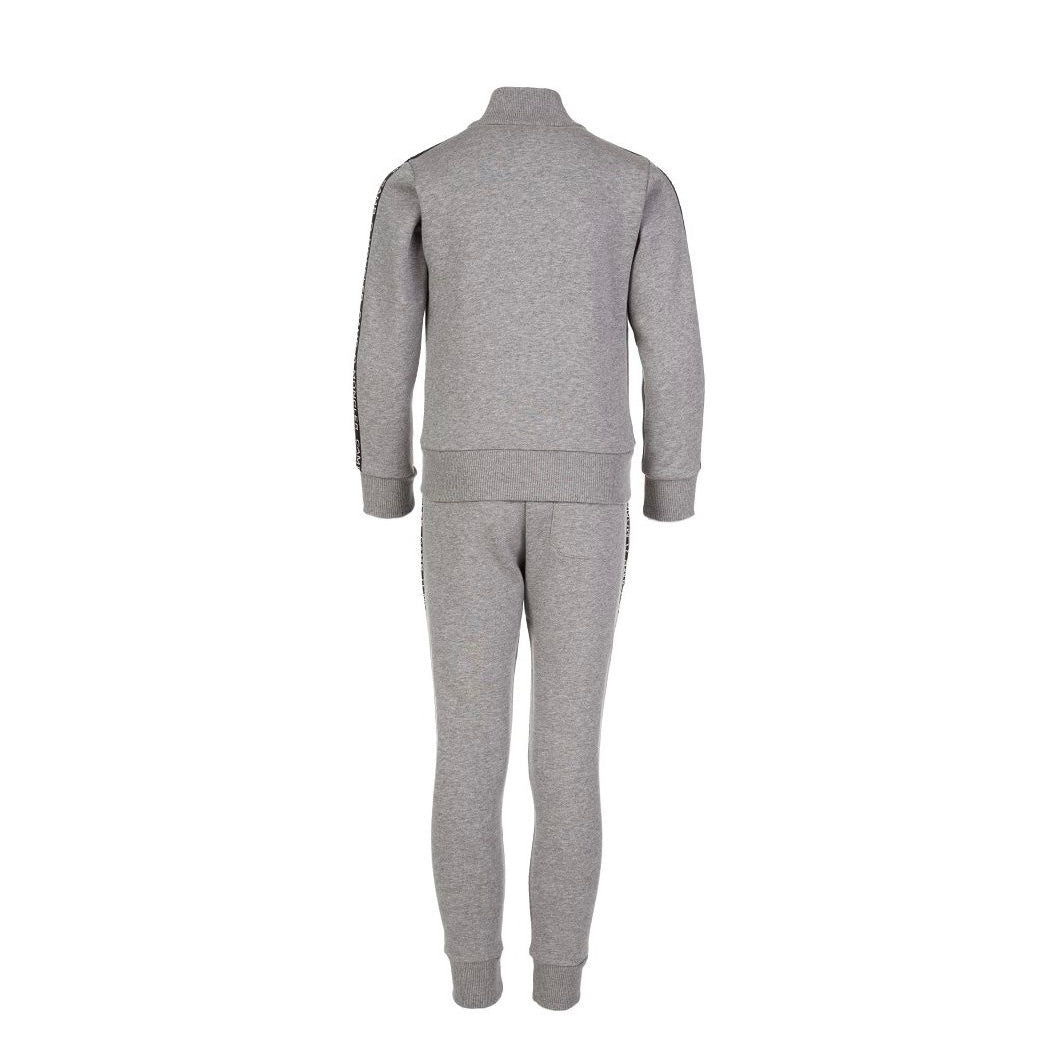 MONCLER ENFANT TAPE TRACKSUIT - GREY