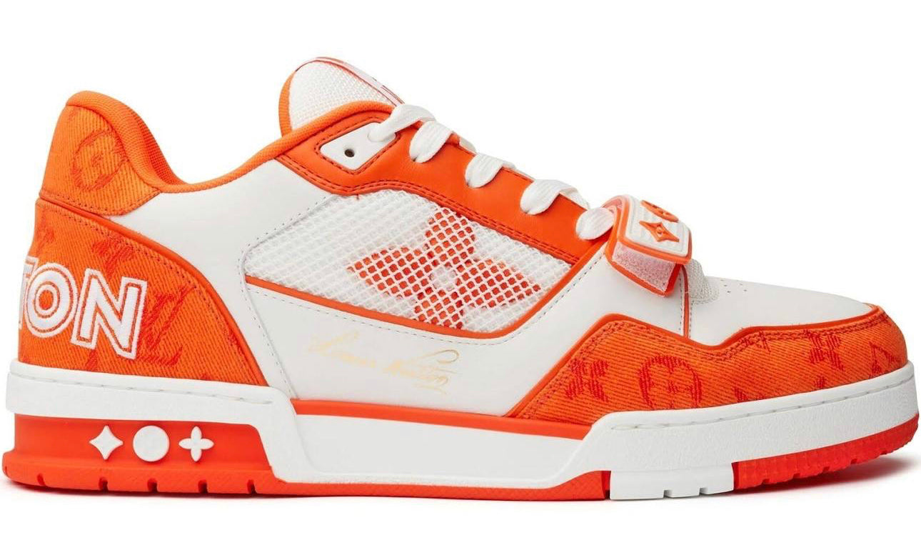 LOUIS VUITTON LV MONOGRAM SNEAKER - ORANGE