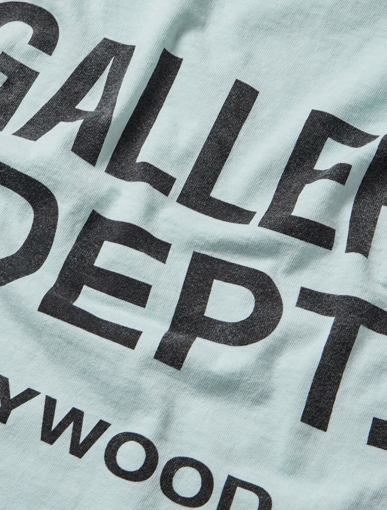 GALLERY DEPT LOGO PRINT TEE - BABY BLUE