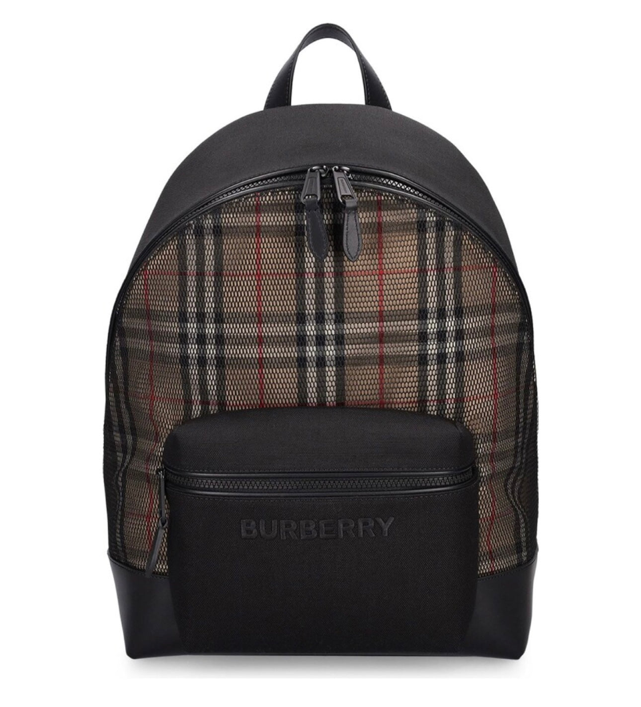 BURBERRY MESH BACKPACK - BLACK