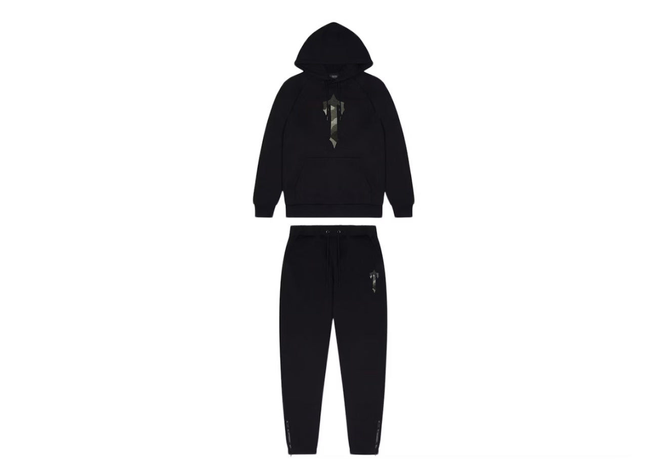 TRAPSTAR CAMO T CHENILLE TRACKSUIT - BLACK