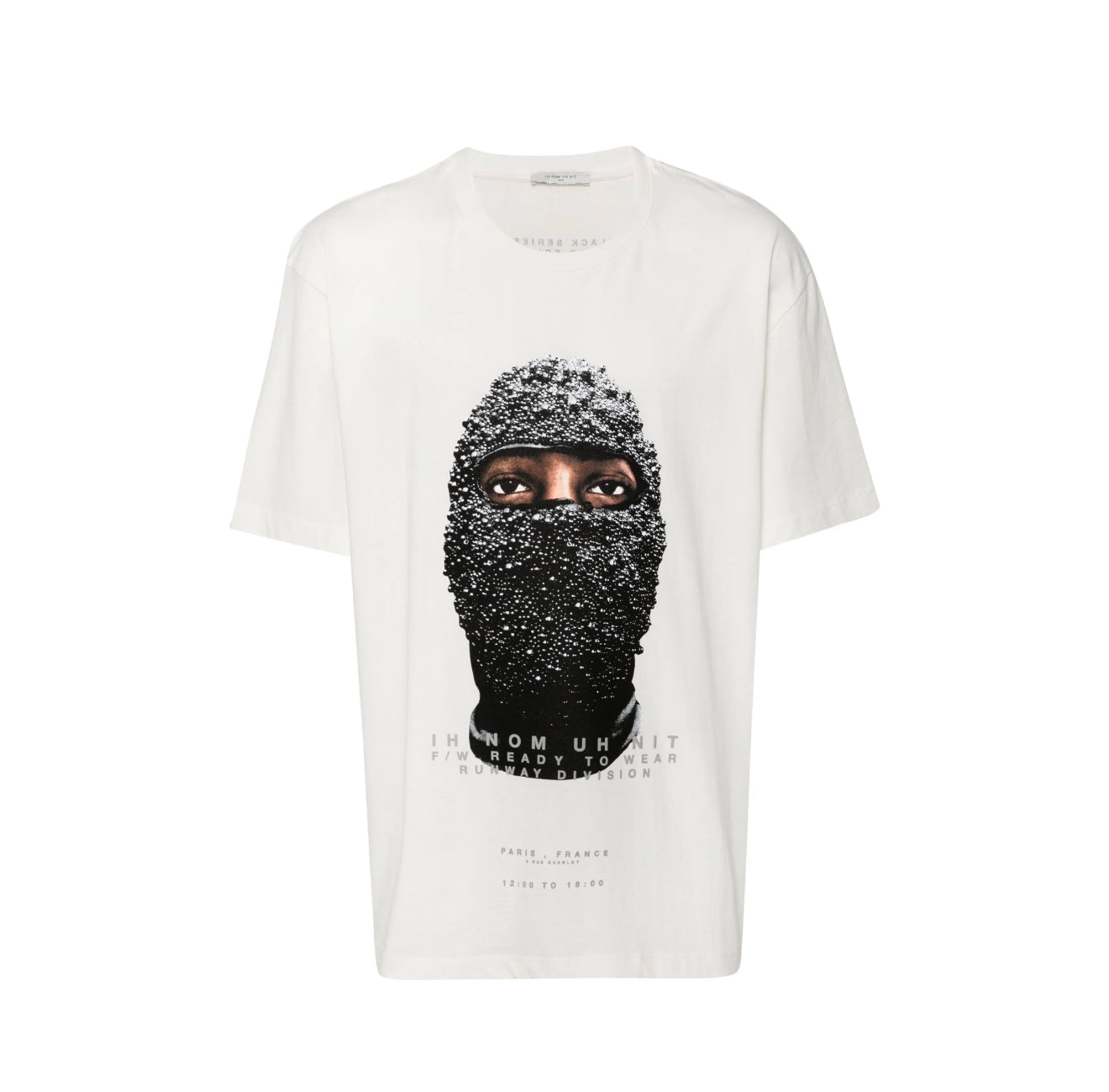 IH NOM UH NIT FUTURE MASK TEE - WHITE