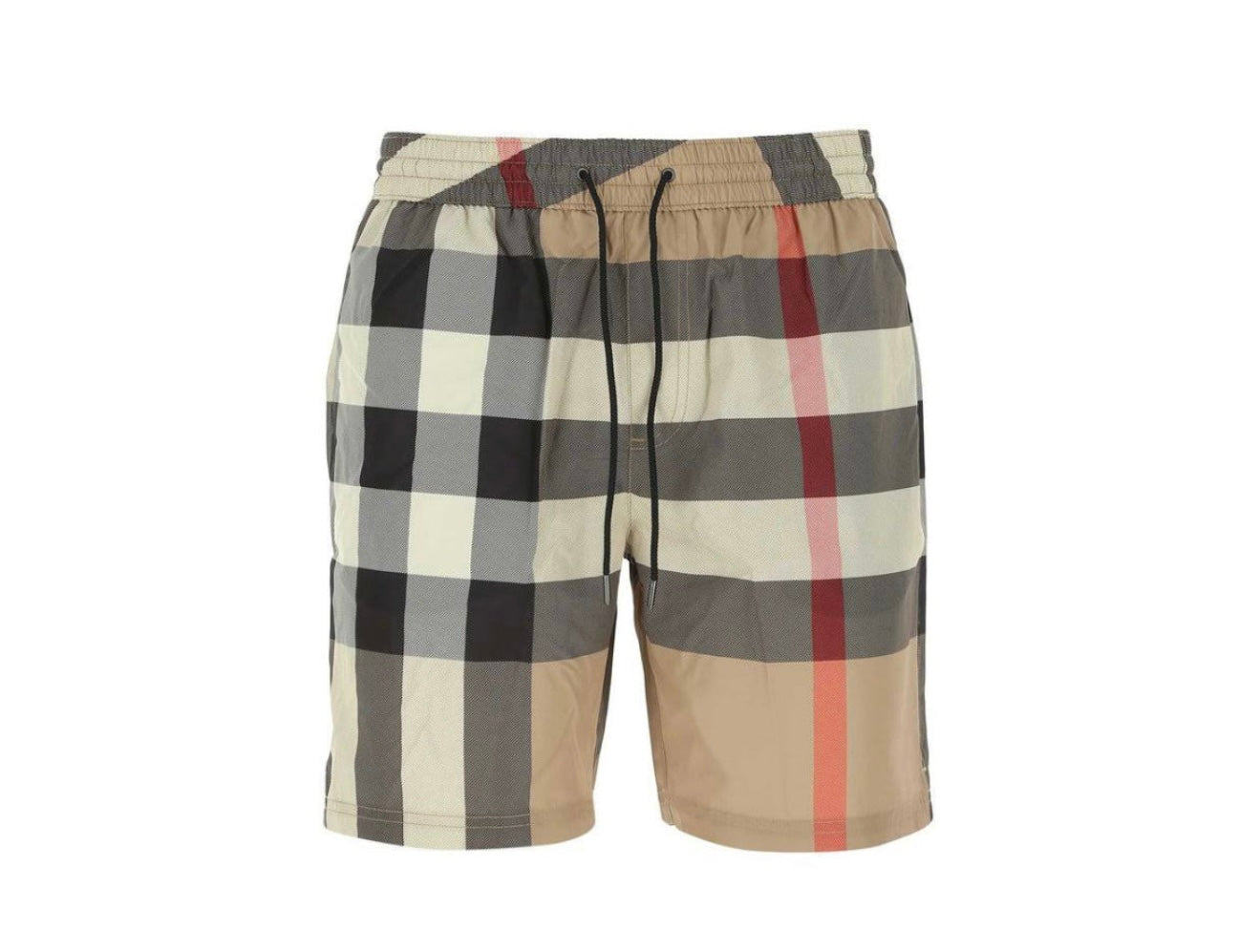 BURBERRY SWIM SHORTS - BEIGE