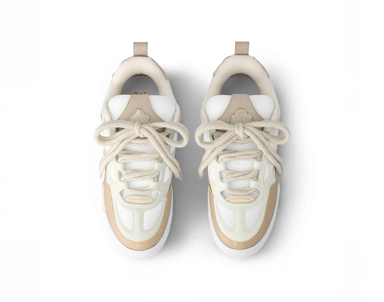 LOUIS VUITTON LV SKATE MONOGRAM SNEAKERS - BEIGE