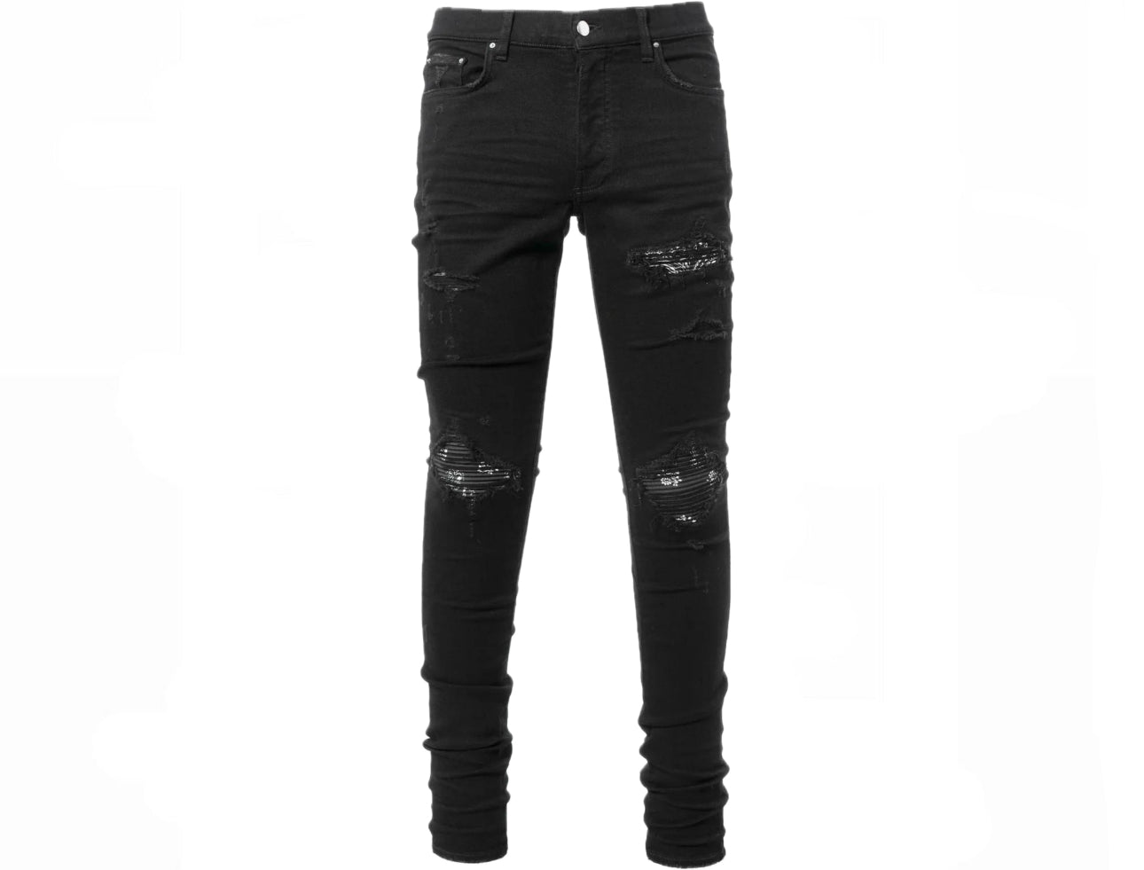 AMIRI MX1 ‘BLACK BANDANA’ SKINNY JEANS