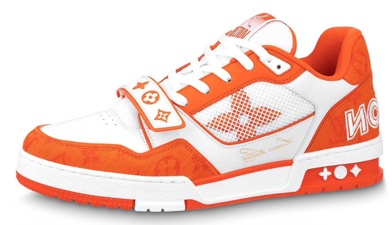 LOUIS VUITTON LV MONOGRAM SNEAKER - ORANGE