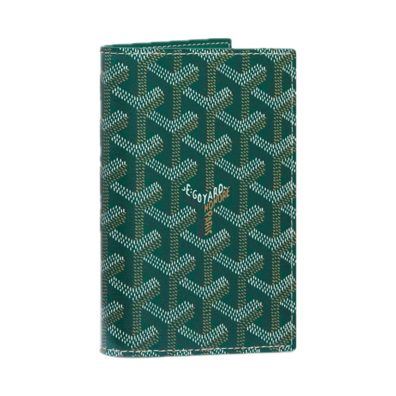 GOYARD GRENELLE PASSPORT COVER - GREEN