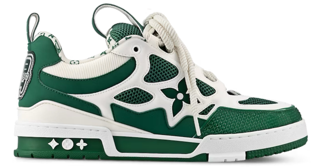 LOUIS VUITTON LV SKATE MONOGRAM SNEAKERS - GREEN