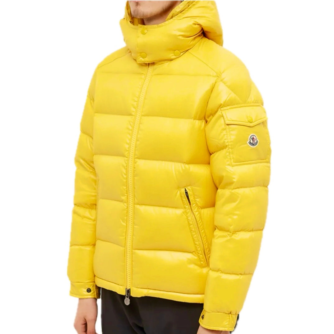 MONCLER MAYA DOWN JACKET - YELLOW