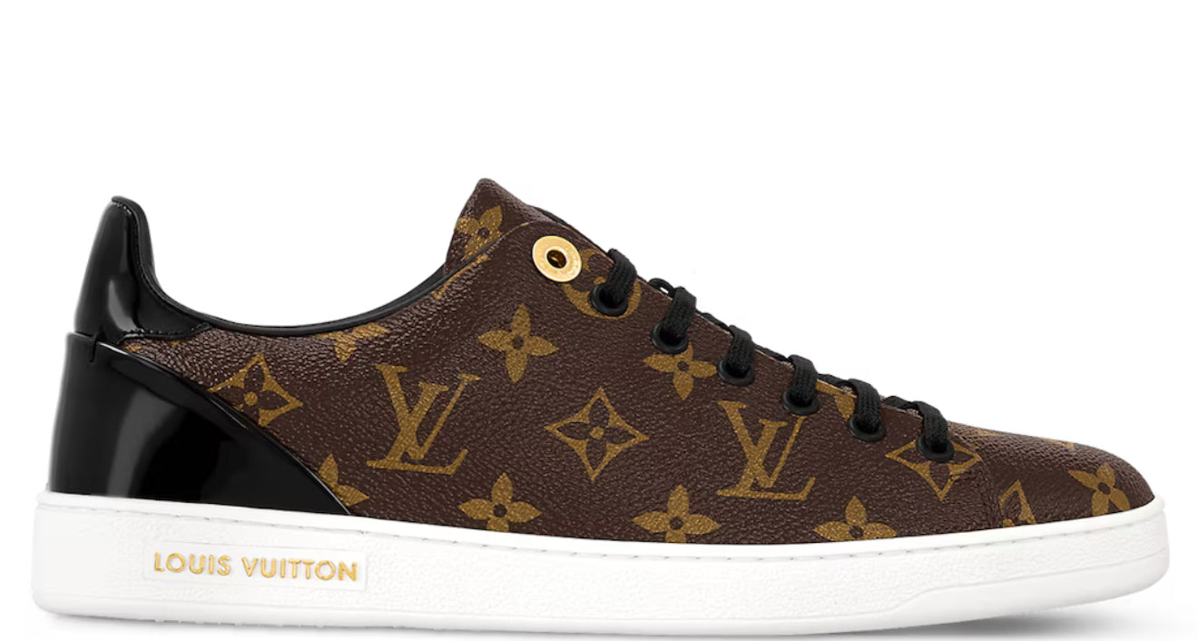 (PRE-OWNED) LOUIS VUITTON LV FRONT ROW TRAINERS - BROWN