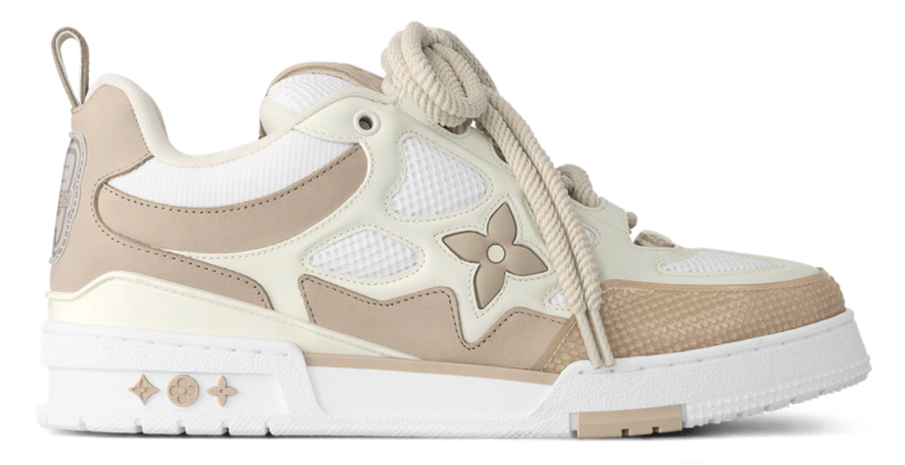 LOUIS VUITTON LV SKATE MONOGRAM SNEAKERS - BEIGE