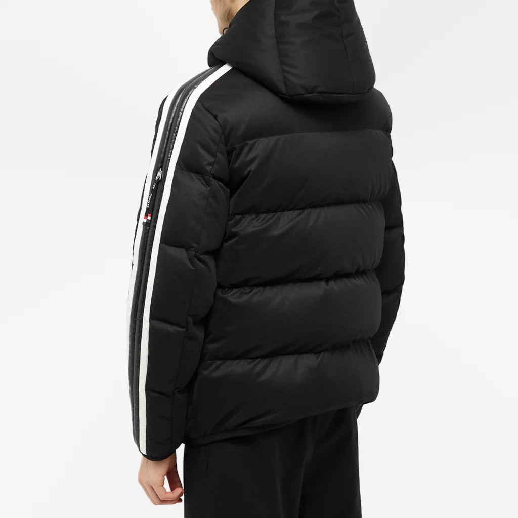 MONCLER SANBESAN SIDE STRIPE JACKET - BLACK