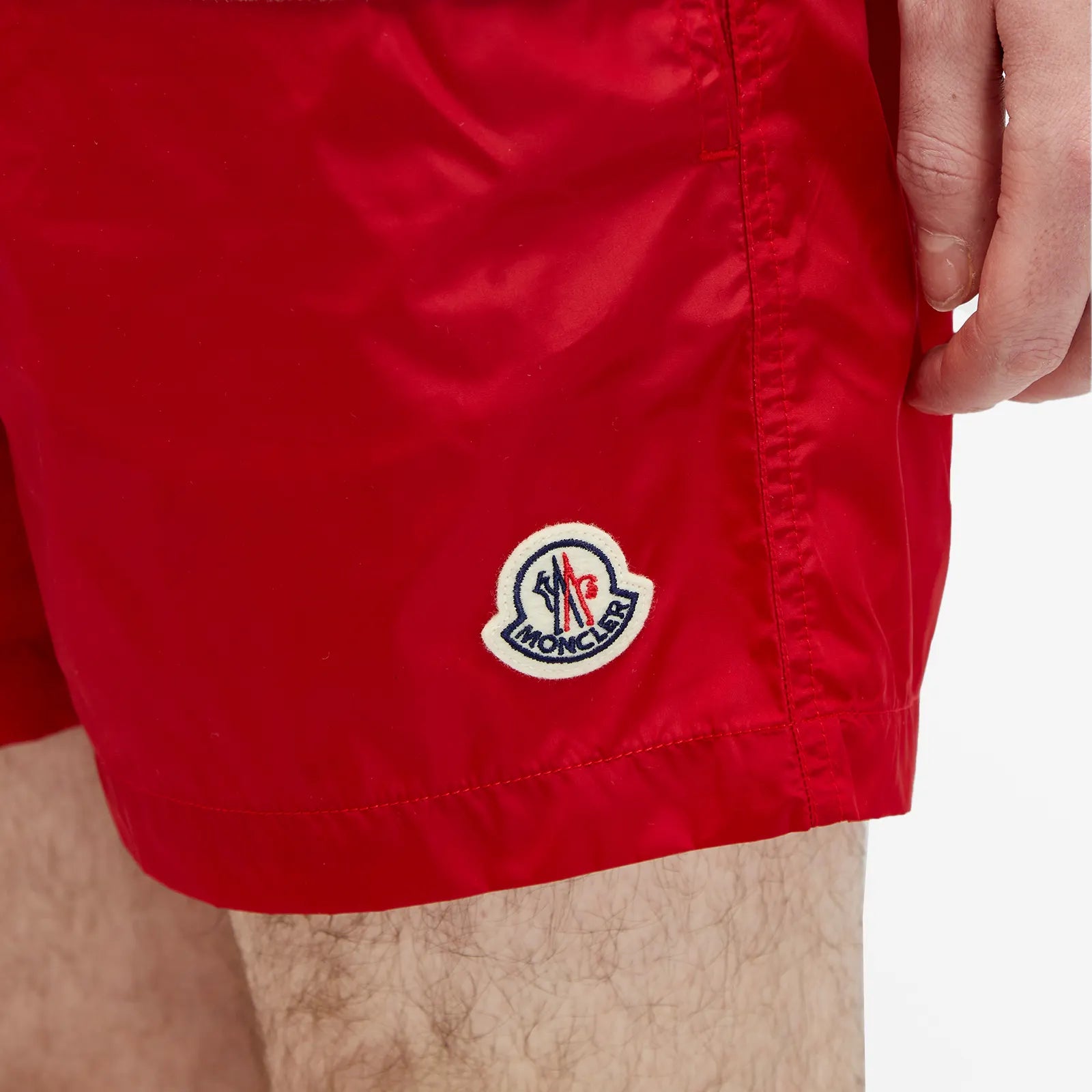 MONCLER SWIM SHORTS - RED