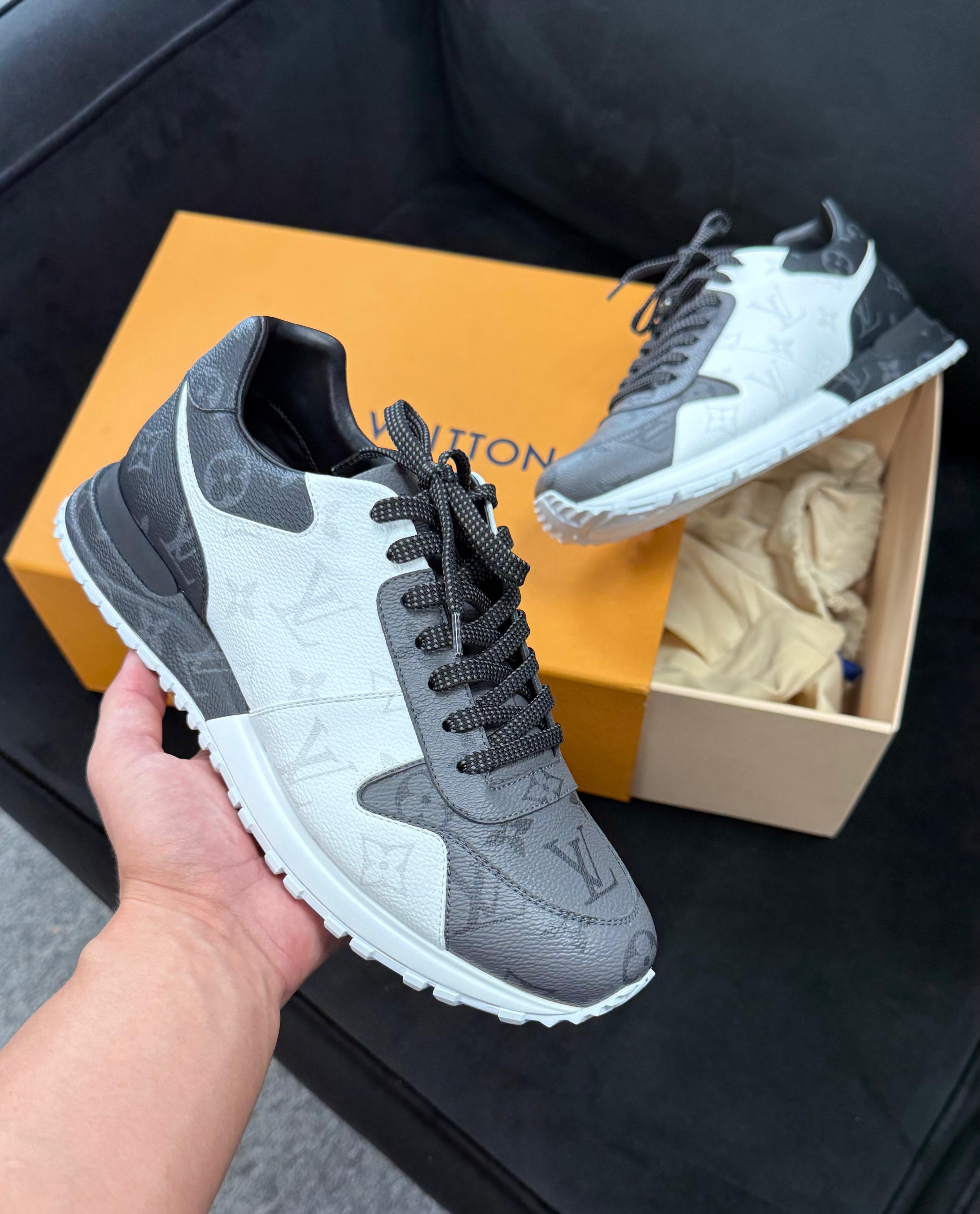 LOUIS VUITTON LV RUNAWAY TRAINERS - BLACK GREY WHITE