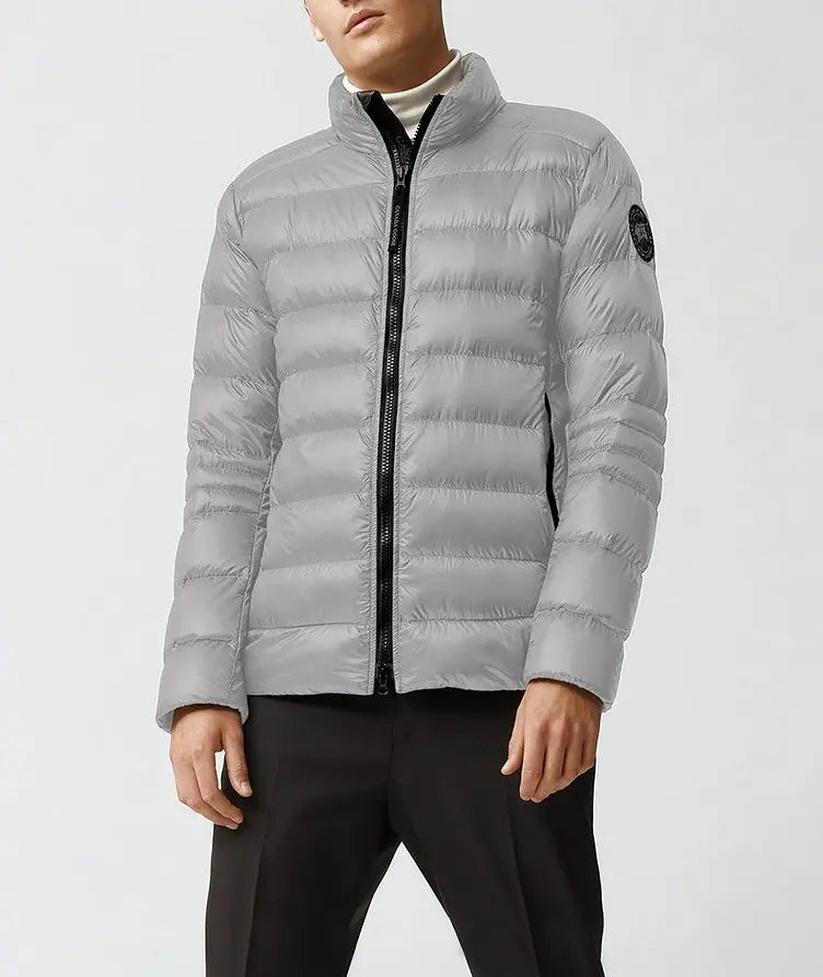 CANADA GOOSE CROFTON BLACK LABEL JACKET - SILVER