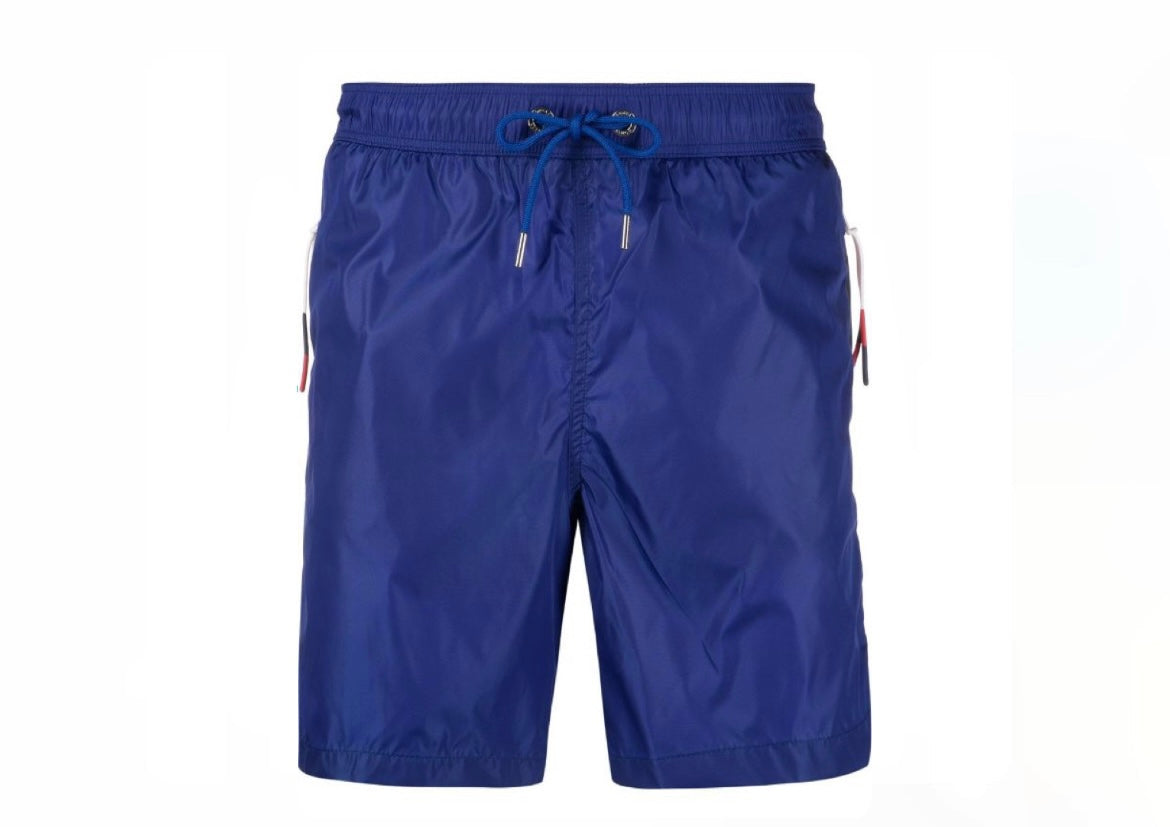 MONCLER LOGO-PRINT SWIM SHORTS