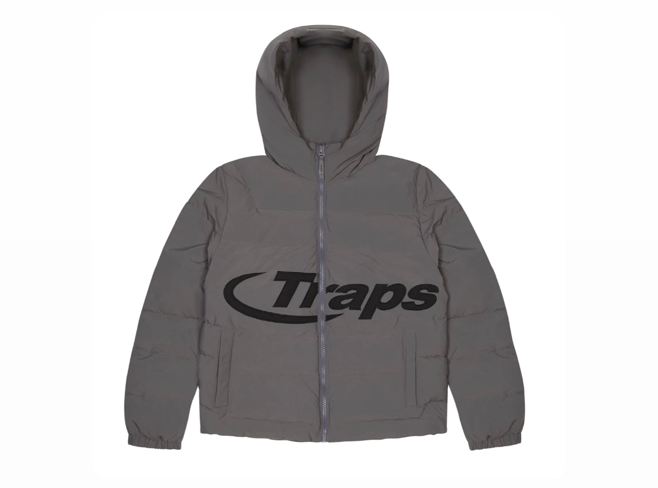 TRAPSTAR HYPERDRIVE PUFFER JACKET GREY