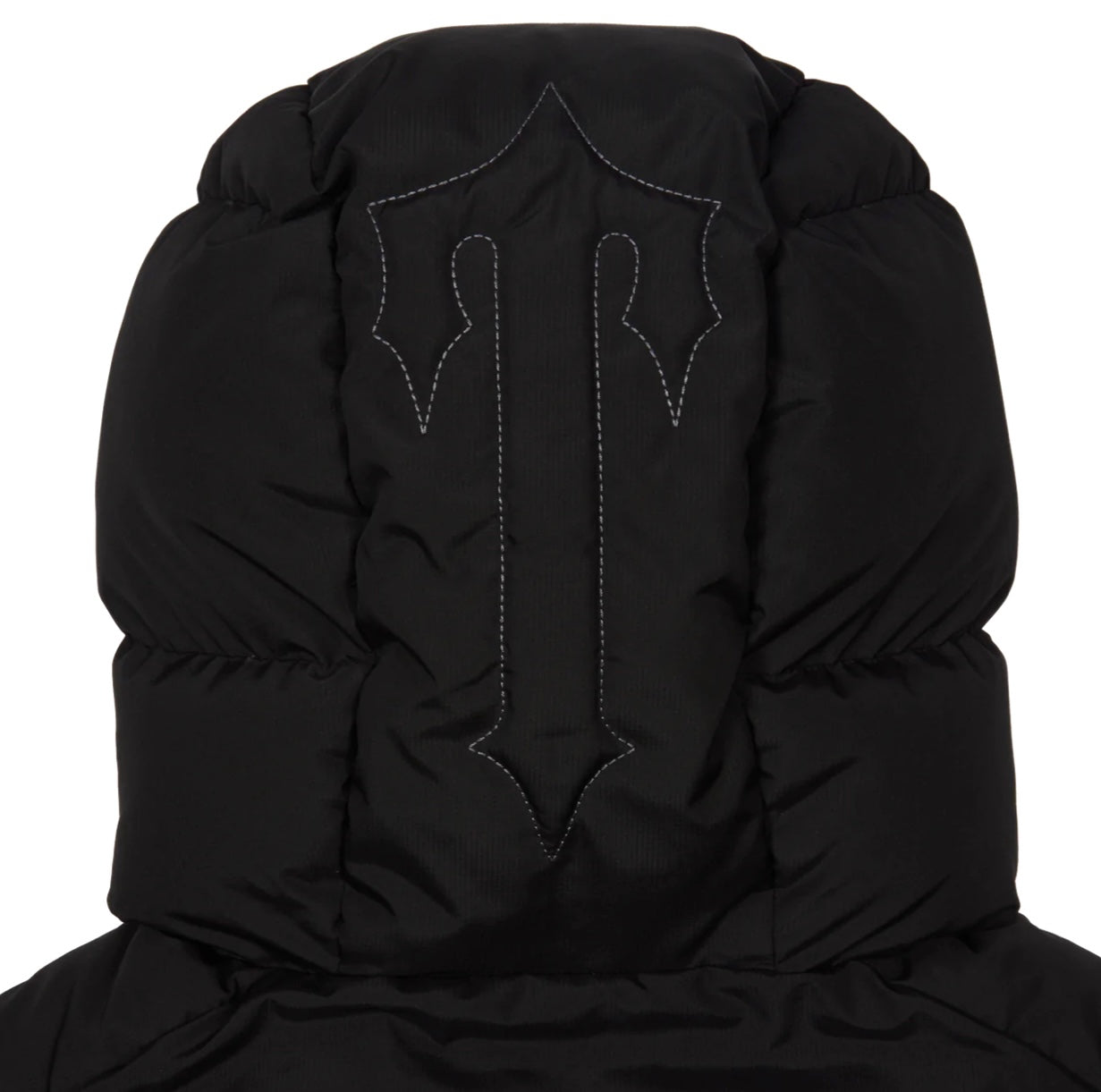 TRAPSTAR DECODED BLACK HOODED PUFFER JACKET 2.0