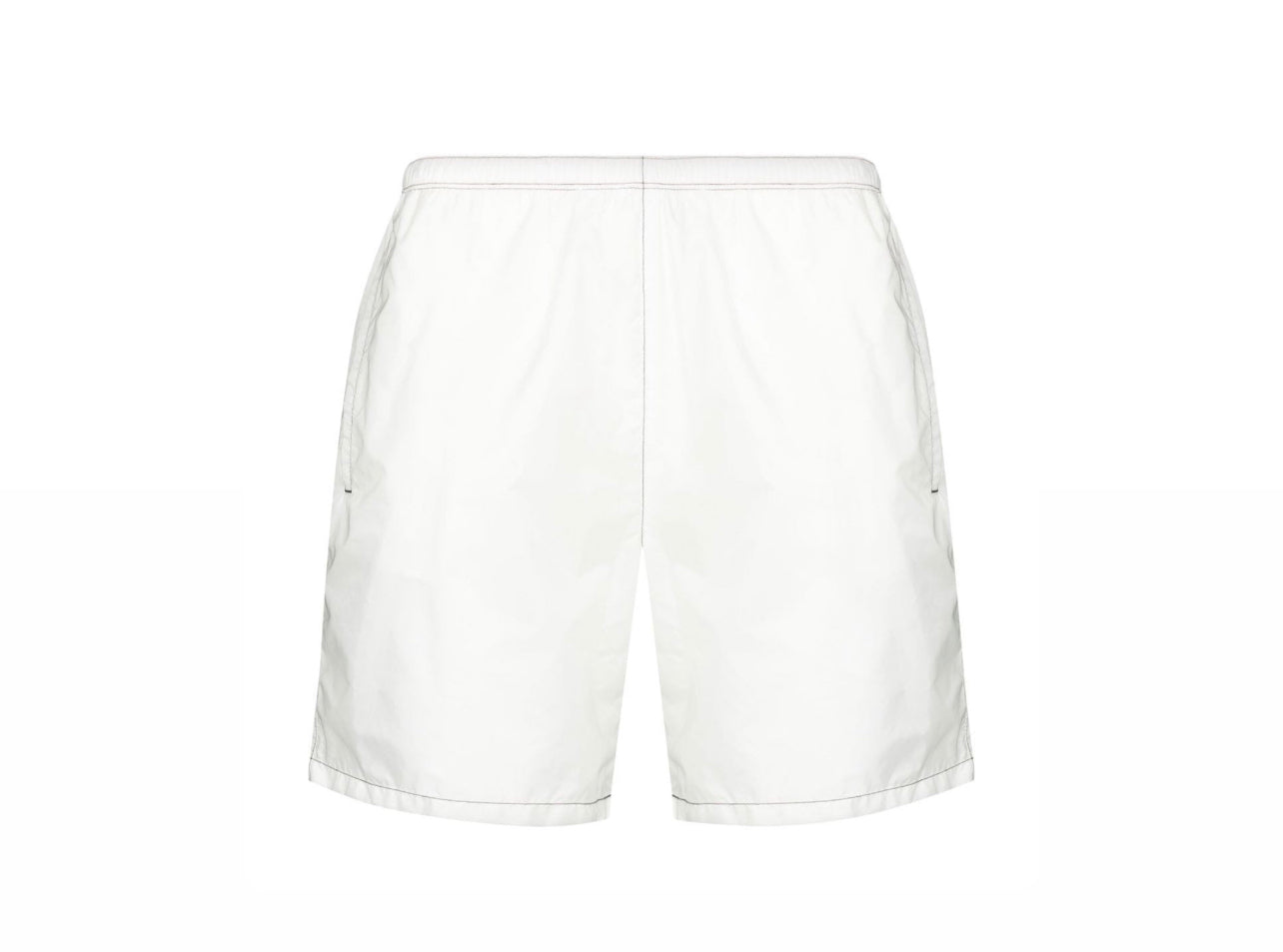 PRADA RE-NYLON SWIM SHORTS WHITE