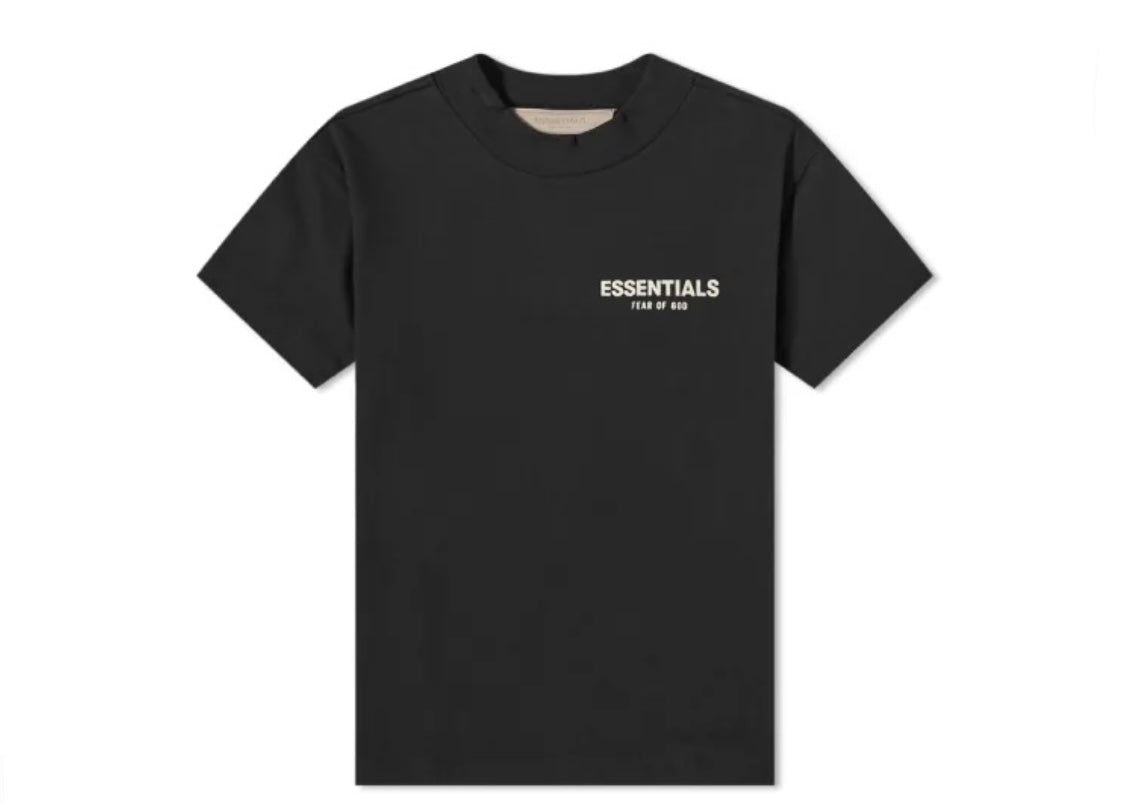 FOG ESSENTIALS KIDS TEE - BLACK (SS22)