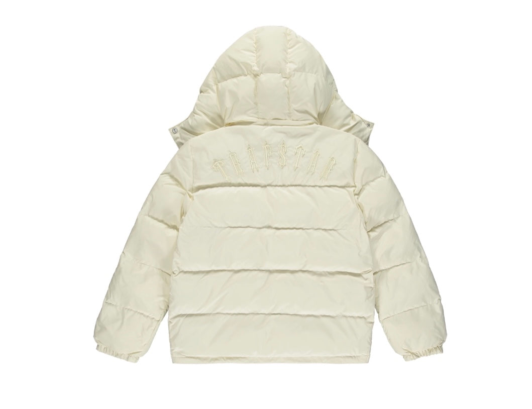 TRAPSTAR IRONGATE HOODED JACKET - CREAM