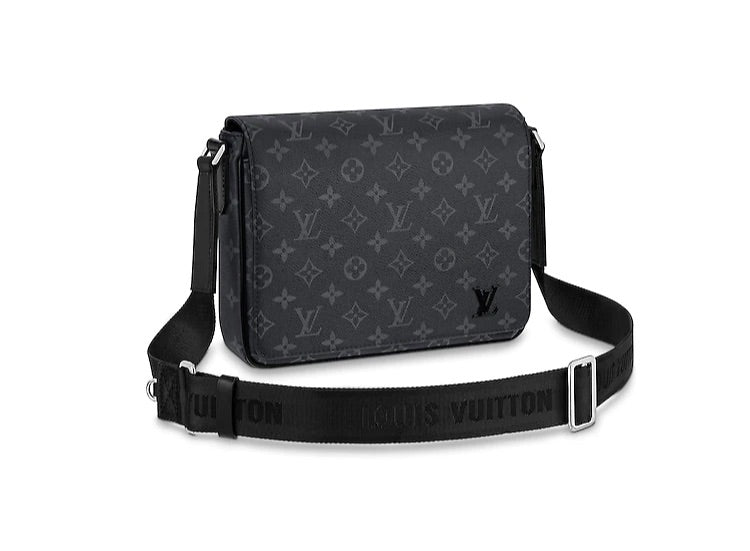 LOUIS VUITTON DISTRICT PM MESSENGER BAG - BLACK