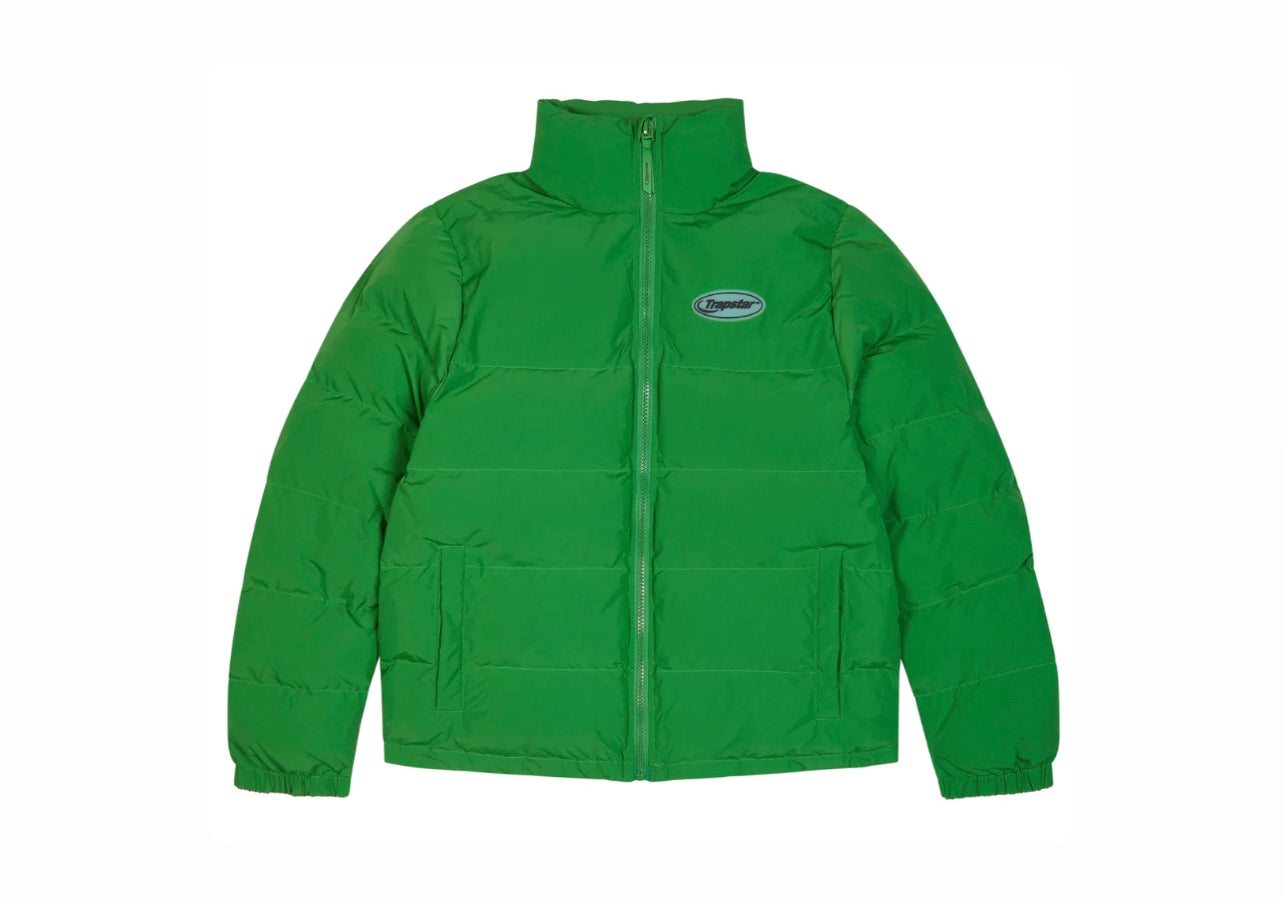 TRAPSTAR HYPERDRIVE PUFFER JACKET GREEN / BLACK